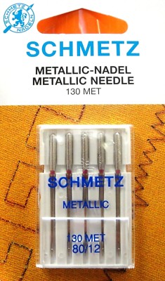 Aghi Per Macchina Da Cucire SCHMETZ - 5 Pezzi Topstitch 80/12, Cruna Lunga Per Ricamo E Impunture - Per Tessuti Diversi - Foto 8