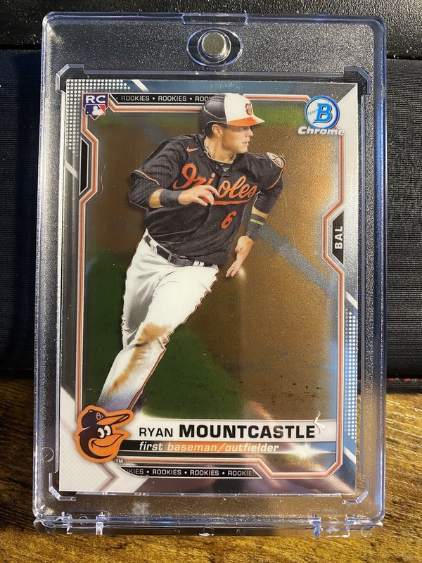 Ryan Mountcastle ROOKIE 2021 Bowman Chrome Card 64. Orioles⚾️🔥