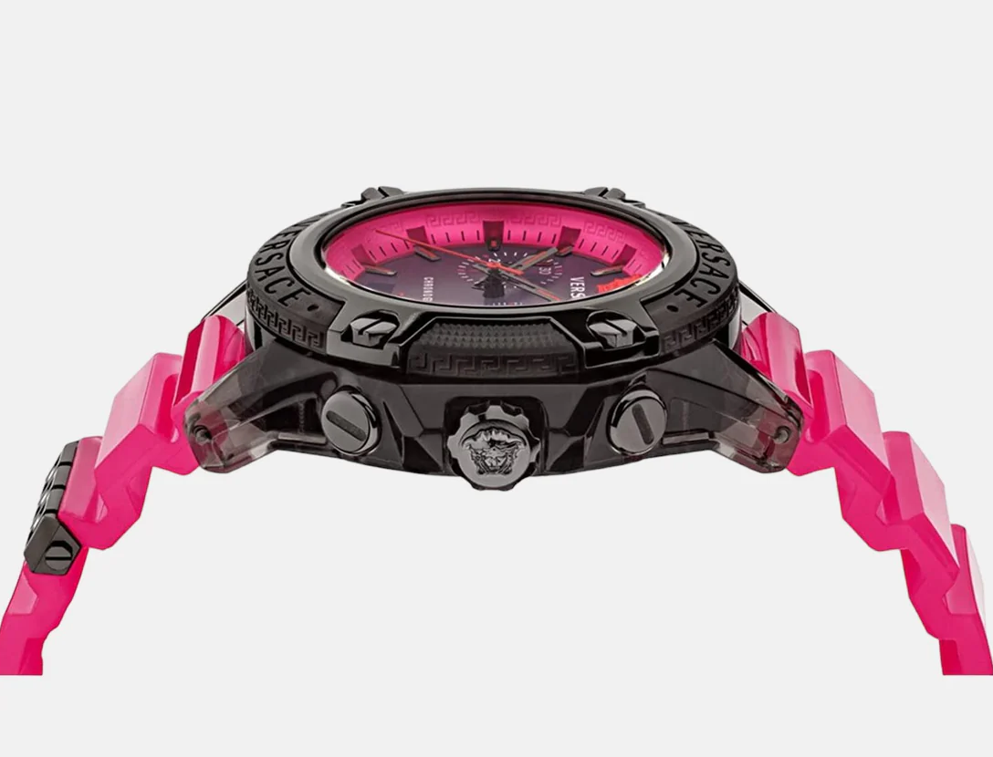 Versace Icon Active Chronograph Quartz Black Dial Men's Watch