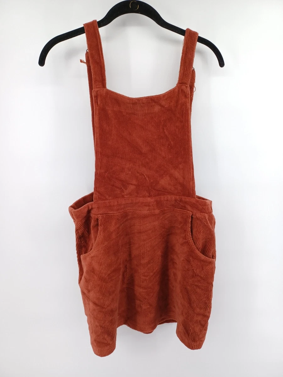 Women's corduroy top skirt romper