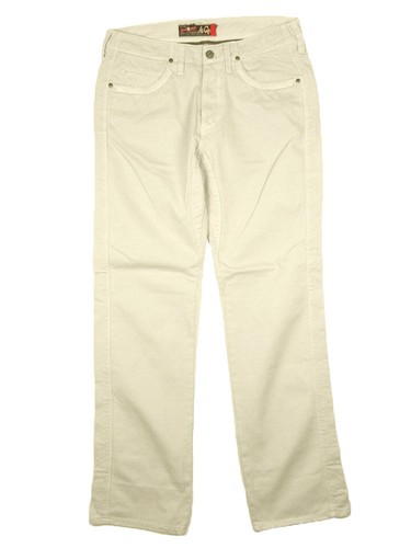 Pantaloni Jeans uomo JAGGY McQueen Tg W 30 IT 44 Bianco Cotone Gabardine  Stretch | eBay