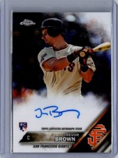2016 Topps Chrome #RA-TB Trevor Brown Rookie Autographs