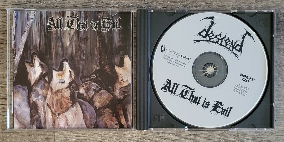 DESCEND / ALL THAT IS EVIL - Split CD w/ Promo Sheets Death Metal