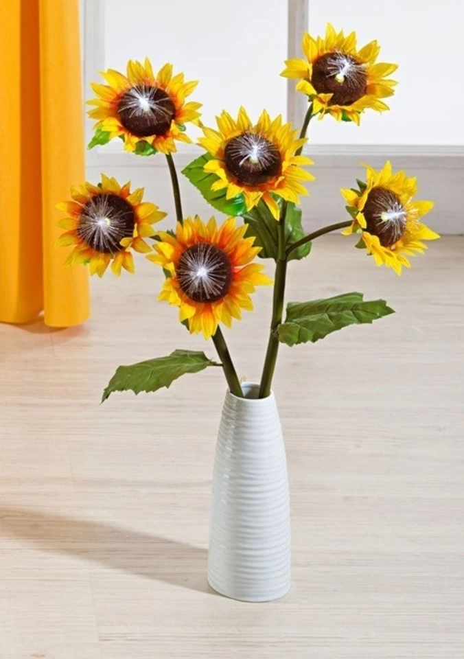 Sonnenblumen Frühling Blüten Strauß Beleuchtung Blumen Licht Deko Kranz - Bild 1 von 1