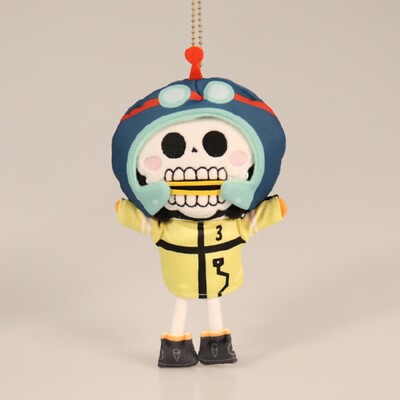 ONE PIECE Palm Plush doll Banzai Keychain Mascot / Brook / Toei Japan official