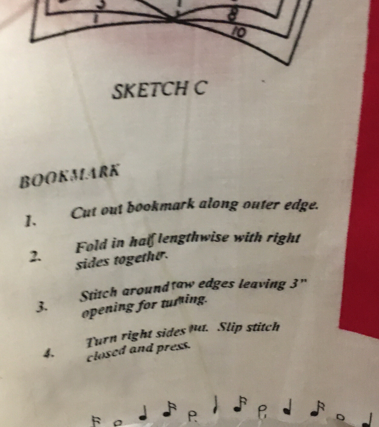 Vintage Cut/Sew Christmas Carols Book By Fabric Traditions 1997 eBay