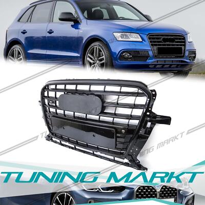 SQ5 Optik Grill Schwarz Kühlergrill Front Grill für AUDI Q5 8R S Line 2013-2017