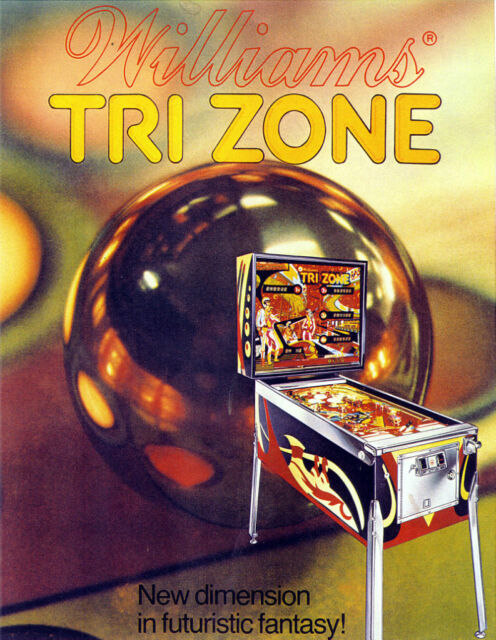 Pinball ROM CPU SET (3 chips) Williams Tri Zone Trizone