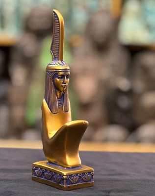 Authentic Ancient Egyptian Antiquities Maat Golden Egyptian Statue Egyptian BC