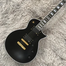 LTD EC-1000  Matte Black Solid Body Electric Guitar HH Pickups Christmas Gifts