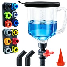 18 Packs Engine Oil Funnel Kit, No Spill Coolant Automotive Oil Change Tool 1.