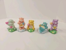 Care Bears  Cousins Ceramic Figures Lot Of 5 American Greetings 1984 VINTAGE