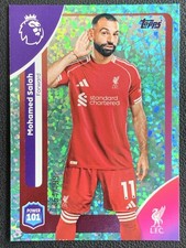 Mohamed Salah 2025-26 Topps Premier League Aqua Mini-Diamond Base /499 #174