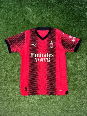 2023 Authentic AC Milan Home Jersey Rafael Leao Seria A Size