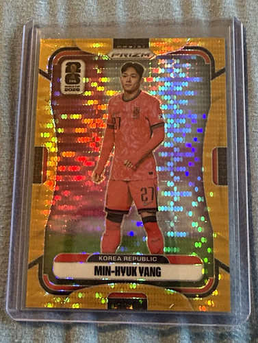 Panini 2026 Prizm Min-Hyuk Yang Gold Pulsar /10 #281