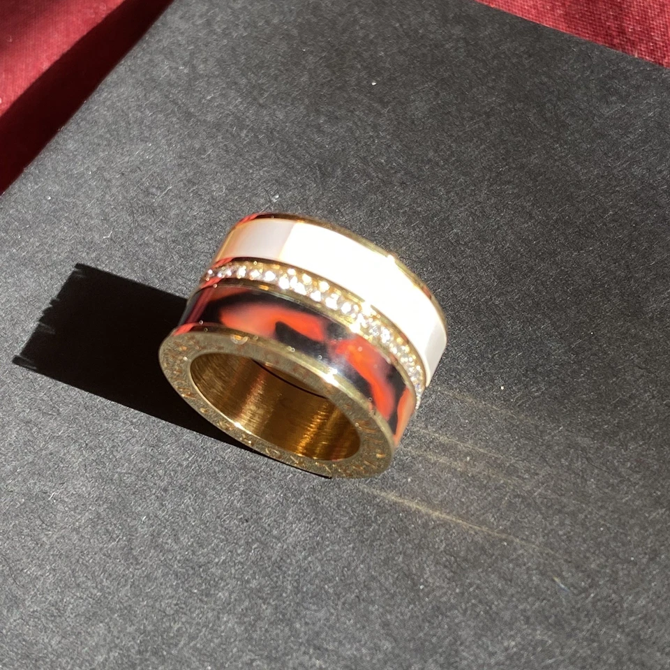 Anillo Michael Kors Talla 6 Caparazón de Tortuga Madreperla Foto 3 de 4