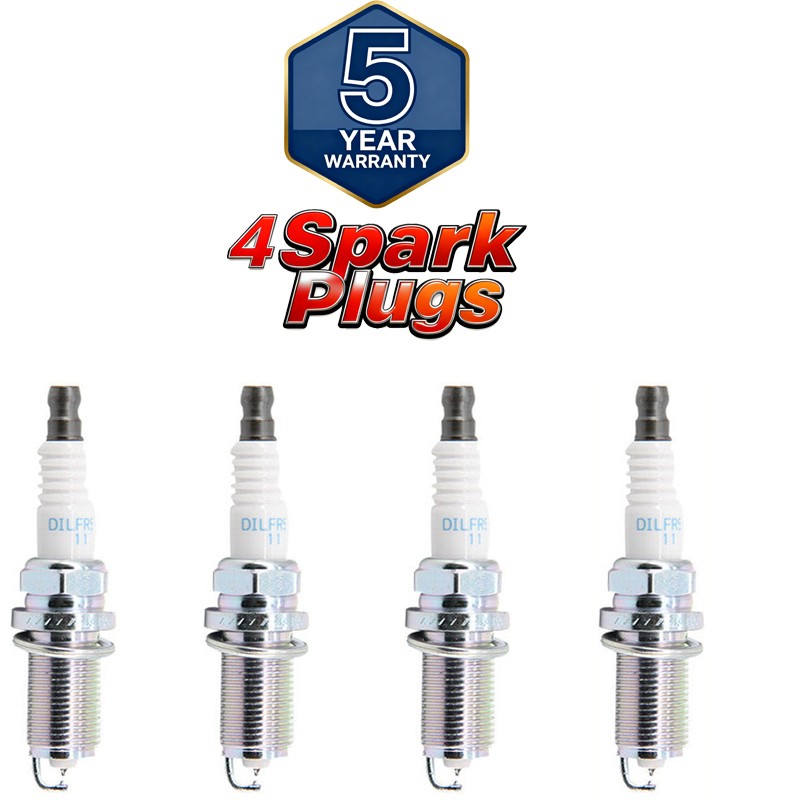 4PCS For ngk Laser Iridium For Nissan Infiniti Spark Plugs 93759 DILFR5A11