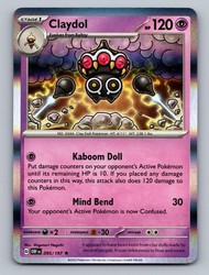 Claydol 095/197 Obsidian Flames Holo Rare