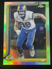 Tyler Higbee 2025 Topps Chrome Football Los Angeles Rams Refractor