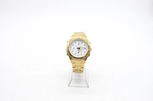 F Vintage Gents Quartz Seiko Chronograph 7T32-6M10 Working Date Wristwatch