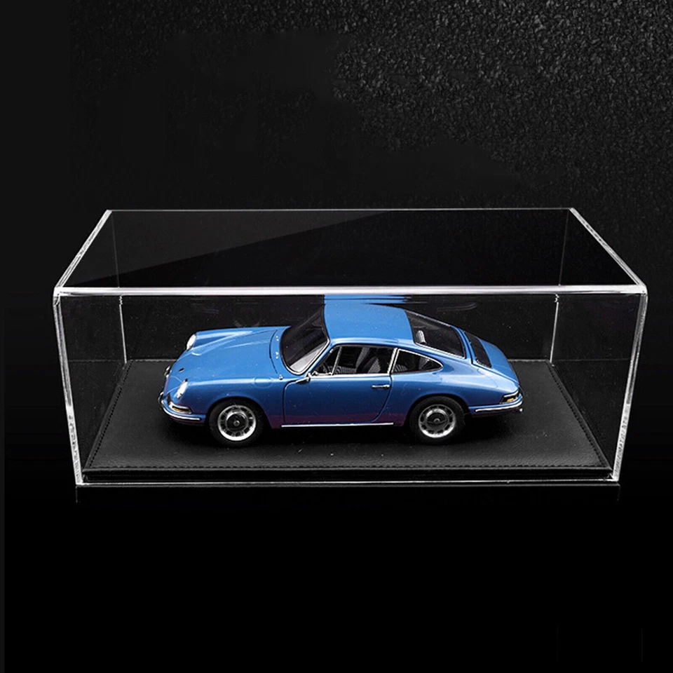 1/18 Display case Acrylic Show Case With black PU Leather Base For Car Model - Image 2 of 4