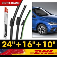 Scheibenwischer Vorne + Hinten Komplett Set Für VW Polo V Typ 6R 6C | UP Typ AA
