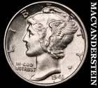 1943 Mercury Dime- Silver- Scarce High Grade Luster No Reserve #J4546