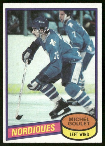 Michel Goulet 1980-81 Topps #67 RC Quebec Nordiques EX-NM