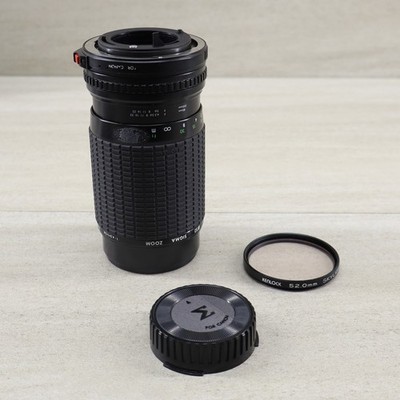 Sigma Zoom 80-200mm f/4.5-5.6 Macro Lens for Canon FD + 52mm Kenlock Filter
