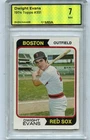 1974 TOPPS BASEBALL #351 DWIGHT EVANS, BOSTON RED SOX - MBA 7 NM (44468)