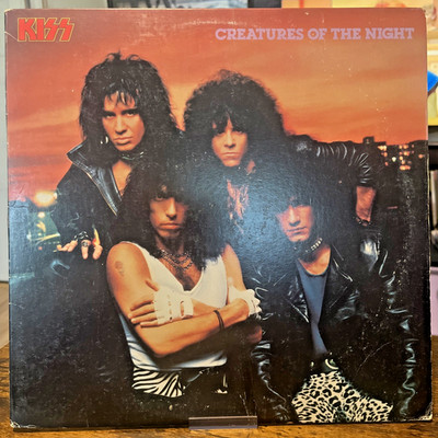 Kiss- Creatures Of The Night (LP, 1982/85, Hard Rock), No Makeup Cover EX/VG+