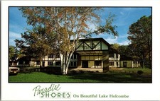 Paradise Shores Beautiful Lake Holcombe Wisconsin WI Postcard KG5