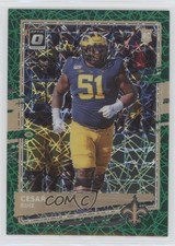 2020 Panini Donruss Optic Rookies Green Velocity Prizm Cesar Ruiz #131 0g27