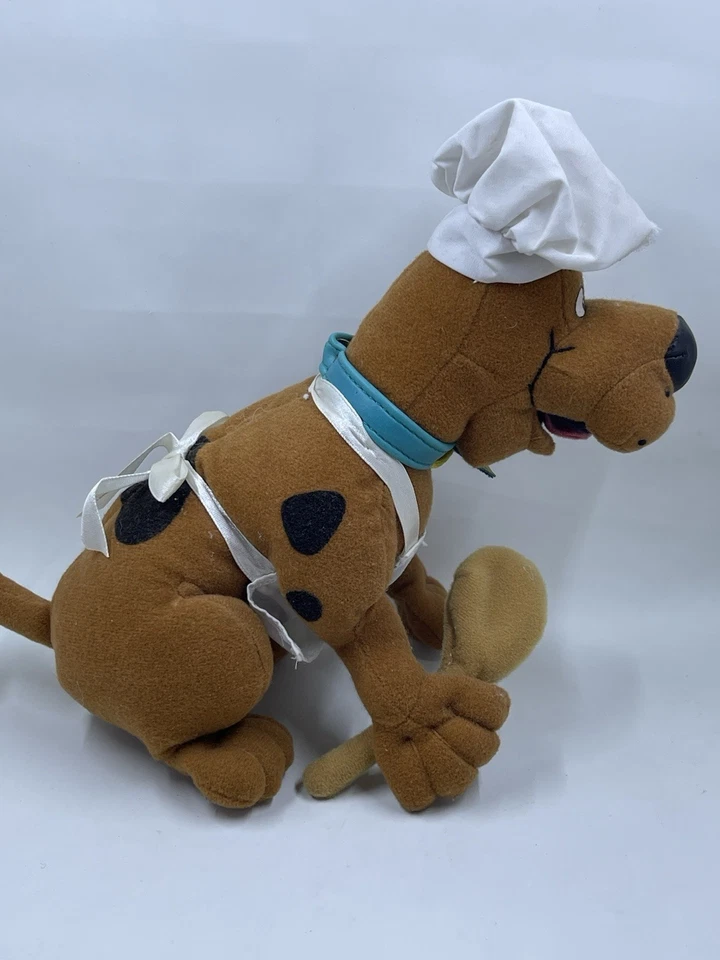 Delantal sombrero de peluche vintage 2001 Applause Scooby Doo Chef 9" Foto 4 de 4
