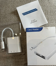 iPhone Lightning Card Reader KC 014 MicroSD SD Adapter for Apple