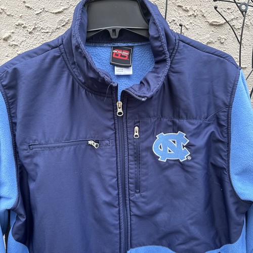 Herren Original Store UNC North Carolina Tar Heels blau Full Zip Fleece Jacke L - Bild 2 von 8