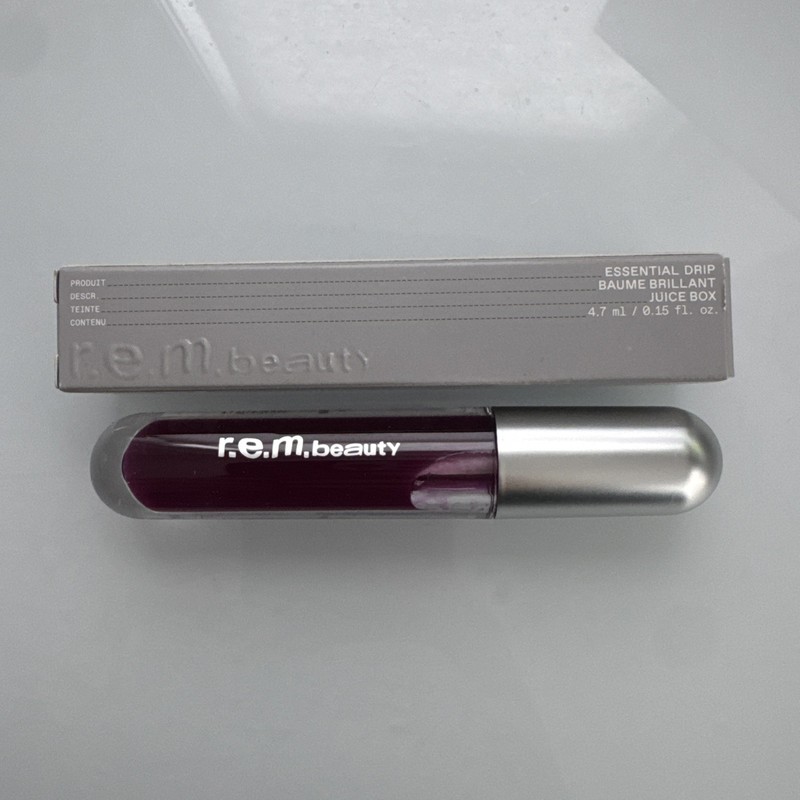 FULL SIZE R.E.M. Beauty Essential Drip Lip Oil in Juice Box 0.15 oz 4.7ml