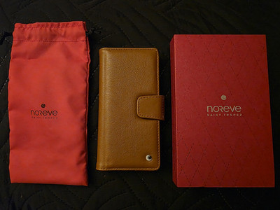 Samsung Galaxy ZFold 6 NOREVE Premium Brown Leather Wallet Case w OEM S-Pen