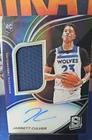 20 Panini Spectra Rookie Jersey Autographs Jarrett Culver /99 RC Hard Auto