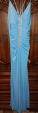 J.S. Collections blue dress style# 258661 womens size 14