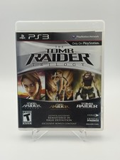 Tomb Raider Trilogy PS3 PlayStation 3 Complete CIB Very Good Condition Tested