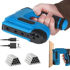 Electric Nail Gun Staple Electric Heavy Duty Stapler Nailer Carpentry&2000 Nails