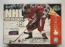 NHL Breakaway 99 N64 Nintendo 64 CIB Box Manual Tested Steve Yzerman
