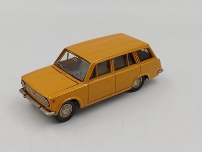 Novoexport VAZ-2102 1/43 Scale Diecast Model Yellow, Good Condition