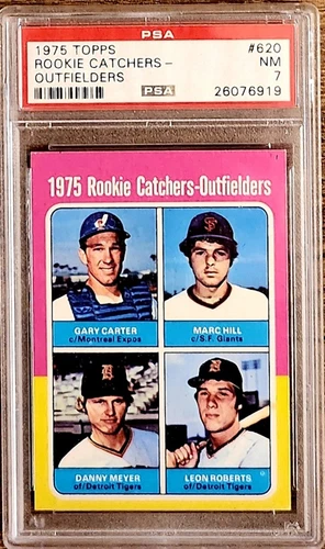 1975 Topps #620 Gary Carter RC PSA 7 NM Expos HOF Rookie