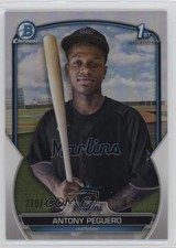 2023 Bowman Chrome Prospects Refractor 270/499 Antony Peguero #BCP-62 4a7