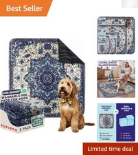 Washable Pee Pads for Dogs and Cats - Super Absorbent Reusable Puppy Training...