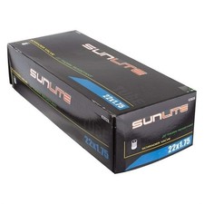 Sunlite Thorn Resistant Schrader Valve Tube, 22 x 1.75 / 32mm, Black