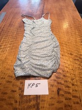 Divided BLUE  Open Strappy Back Mini Dress XS KP5