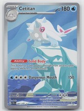 cetitan pokemon card value stage 1 Japanese Japan Water Sweeping Tackle (200 Pokemon - Cetitan ex 065/182